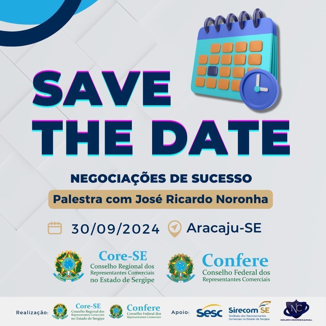 Está chegando! Palestra Negociações de Sucesso!